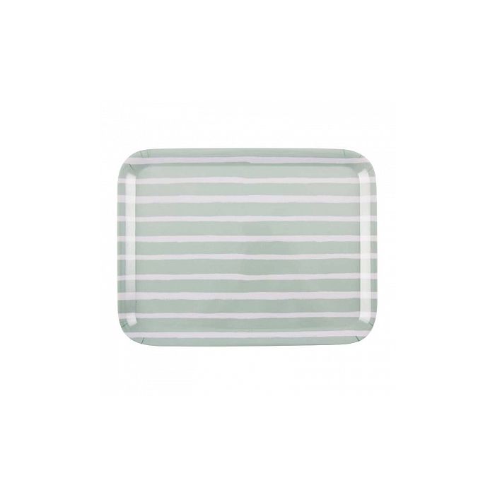 поднос STRIPED поднос STRIPEDФункциональный поднос СТРАЙПД- функциональная модель, которая порадует владельца современным дизайном и простотой использования. С его помощью можно порадовать любимого человека, принося завтрак или утренний кофе в постель. Модель, выполненная в пастельной цветовой гамме, украшена орнаментом в виде продольных светлых полосок. Изделие не вызывает сложностей в уходе и использовании, может очищаться от загрязнений как самостоятельно, так и в посудомоечной машине. Поднос СТРАЙПД изготовлен из меланина, прочного материала, который обеспечит длительный срок службы изделия.<br>