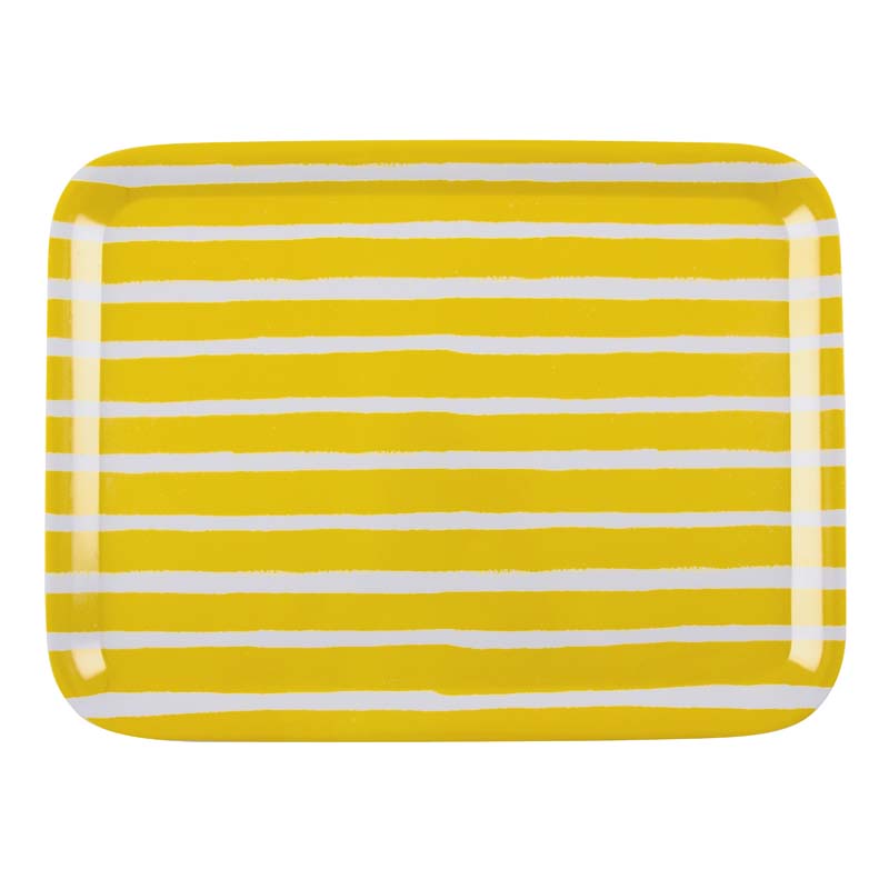 поднос STRIPED поднос STRIPEDФункциональный поднос СТРАЙПД - функциональная модель, которая порадует владельца современным дизайном и простотой использования. С его помощью можно порадовать любимого человека, принося завтрак или утренний кофе в постель. Модель, выполненная в пастельной цветовой гамме, украшена орнаментом в виде продольных светлых полосок. Изделие не вызывает сложностей в уходе и использовании, может очищаться от загрязнений как самостоятельно, так и в посудомоечной машине. Поднос СТРАЙПД изготовлен из меланина, прочного материала, который обеспечит длительный срок службы изделия.<br>