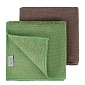 Набор салфеток универсальных 2 шт. Gipfel Clean Series зелёный/коричневый