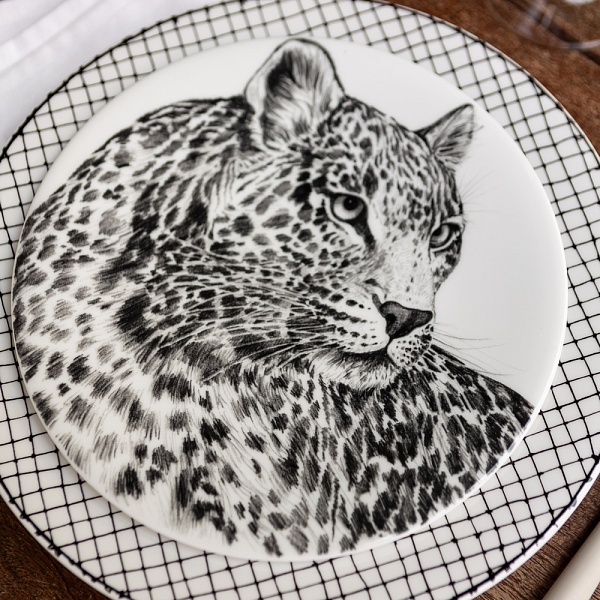 Тарелка десертная 22 см Taitu Wild Spirit Leopard