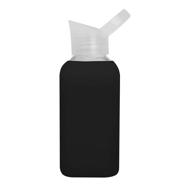Бутылка для напитков стеклянная 500 мл Jordan&Judy чёрный