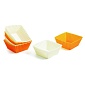 Набор форм для выпечки кексов квадратные силиконовые Ghidini 6 шт