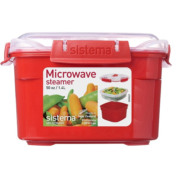 Контейнер для приготовления в СВЧ-печи Sistema Microwave 1,4 л