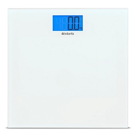 Цифровые весы для ванной комнаты на батарейках Brabantia белый