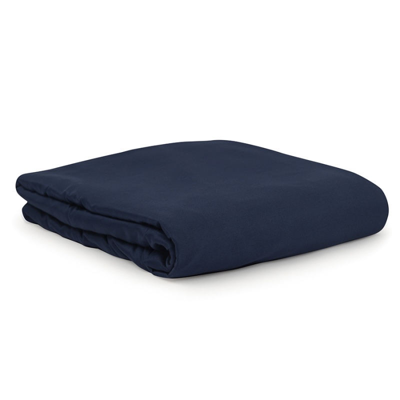 

Простыня 240 x 270 см Tkano Essential из сатина синий