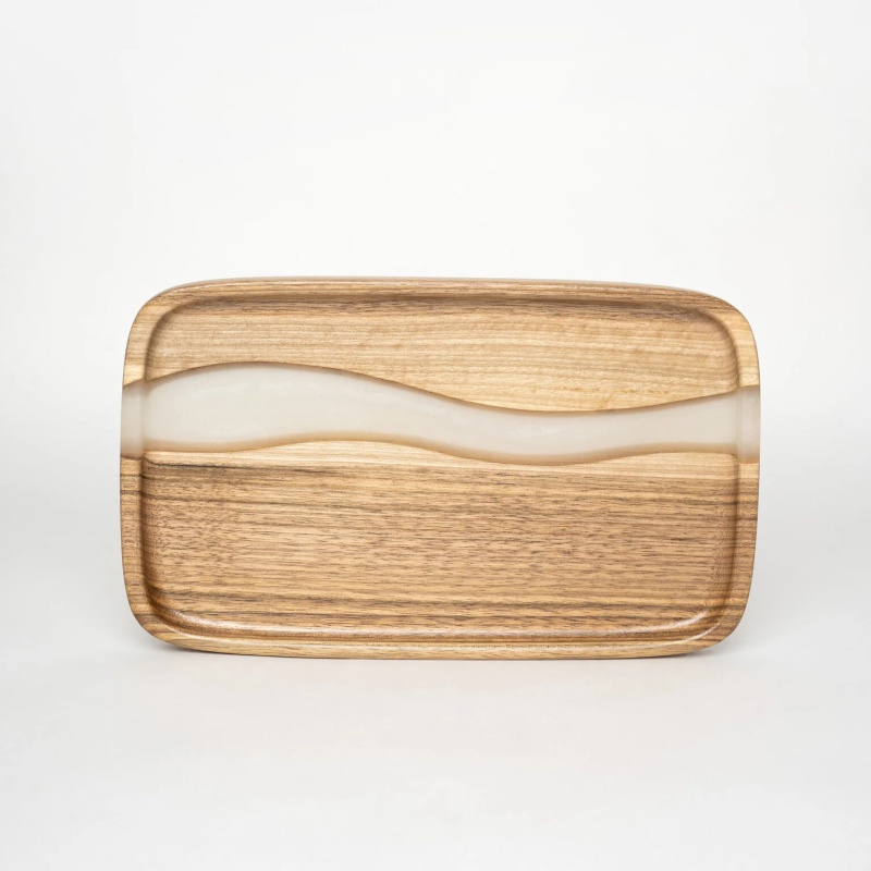 Поднос 35 см Мастерская Клименко Аура жемчуг