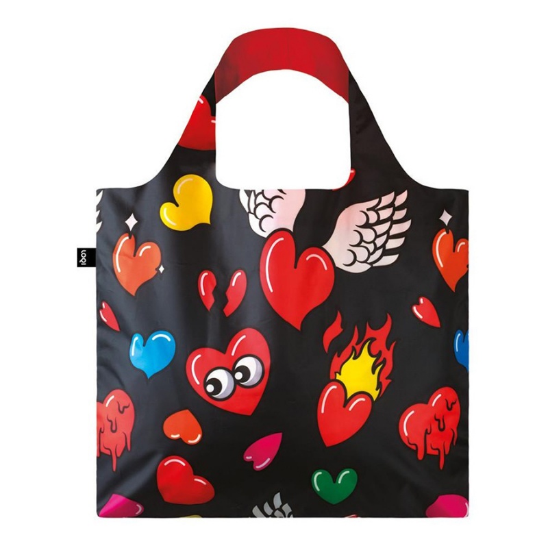 

Сумка складная Loqi Fashion Pop Hearts