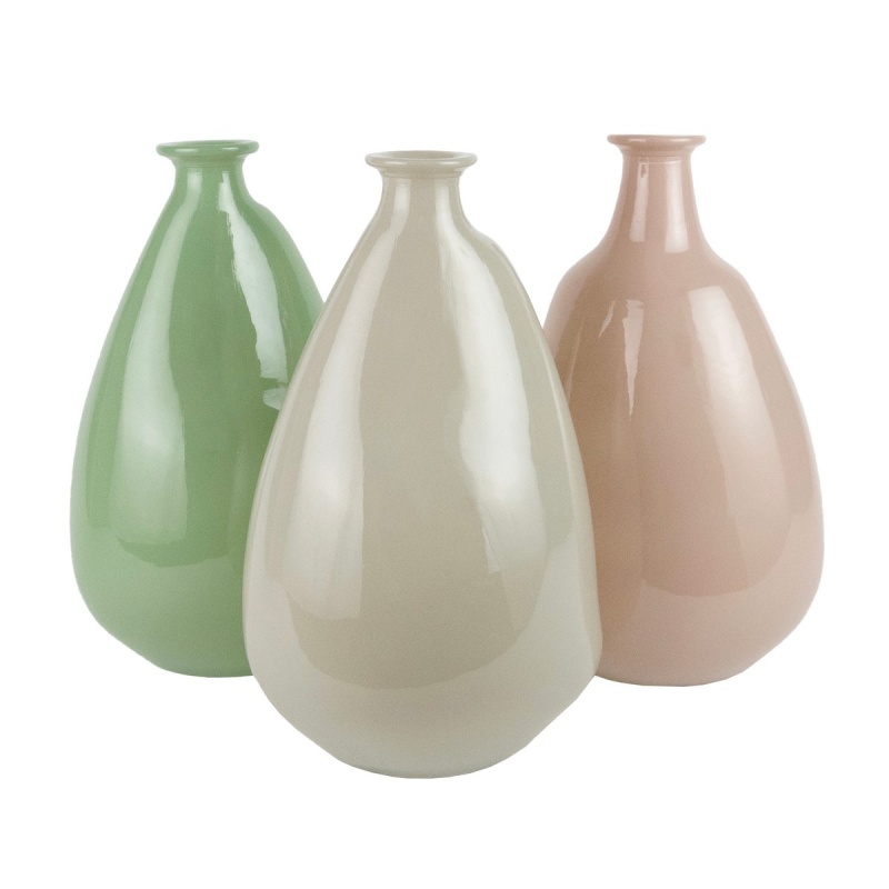 Ваза-бутылочка стеклянная 13 см Азалия в ассортименте 769₽