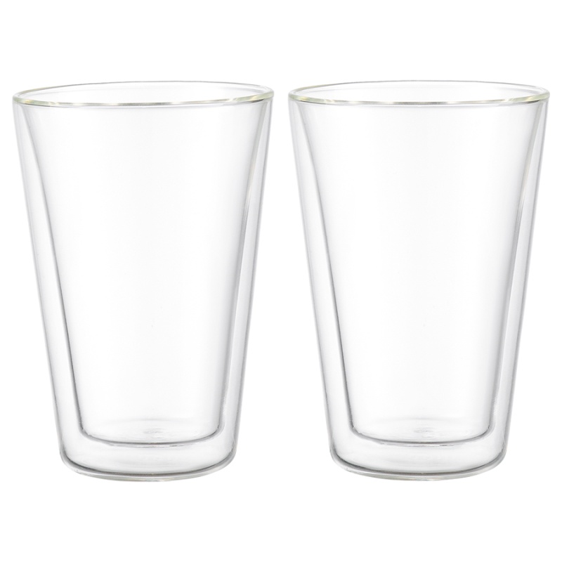 Набор из двух стеклянных стаканов, 400 мл Smart Solutions CKH-KW-SS-CPST-GLS-400 - фото 1