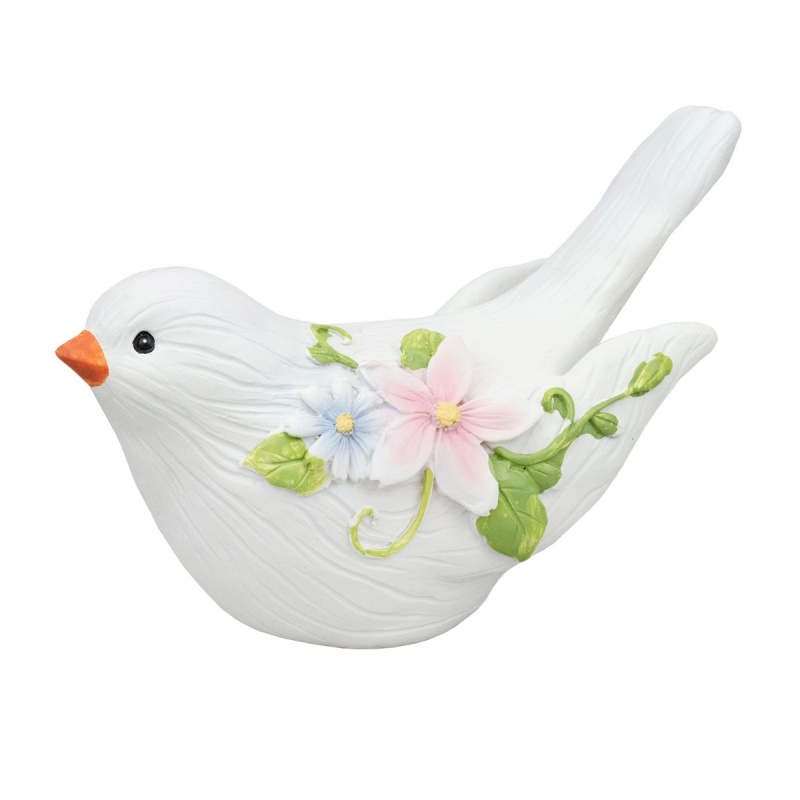 Сувенир 10 x 115 х 7 см Азалия Птичка белый 969₽