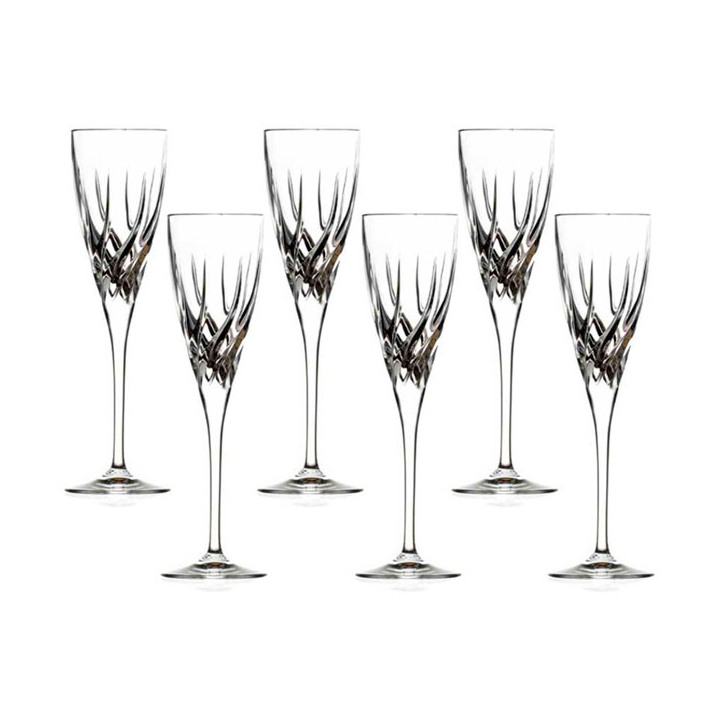 Набор бокалов для шампанского 130 мл RCR Trix 6 шт бокал для шампанского 270 мл стекло 6 шт pasabahce bistro 44136в