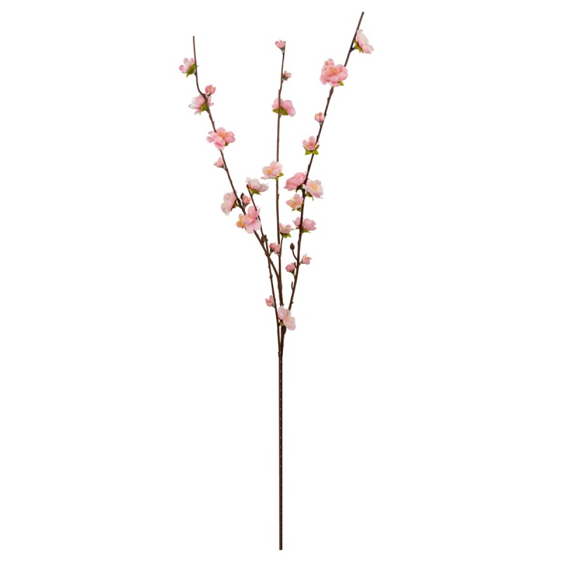 Ветка вишни декоративная 84 см Азалия нежно-розовый декоративная ветка 94 см van manen fern spray flocked