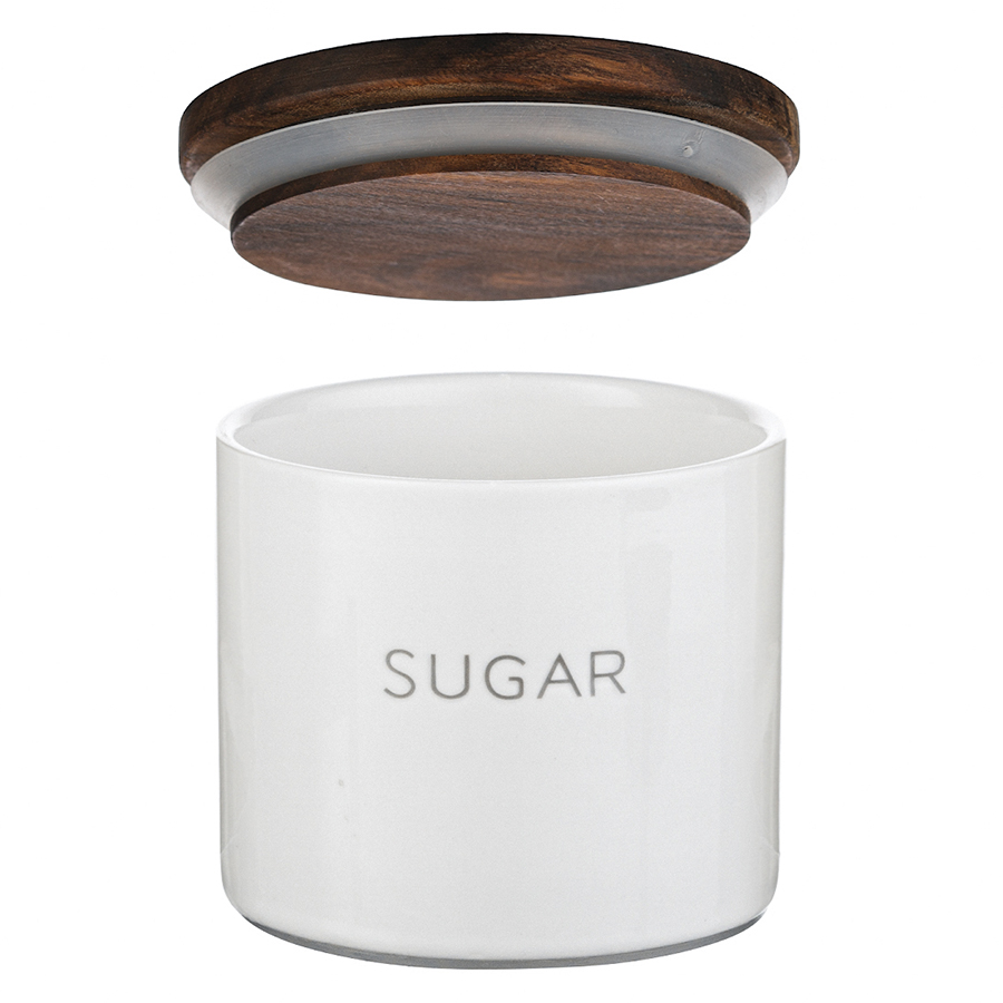 Контейнер для хранения сахара с деревянной крышкой Smart Solutions 0,6 л Smart Solutions CKH-CR1085SU - фото 4