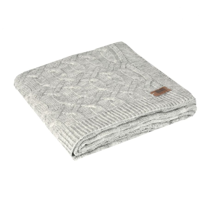 Плед 130 х 180 см Valerie Concept Vermont серый 14790₽