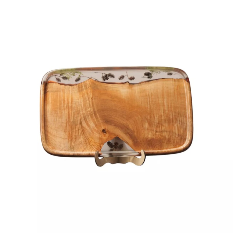 Поднос 40 см Мастерская Клименко Карелия