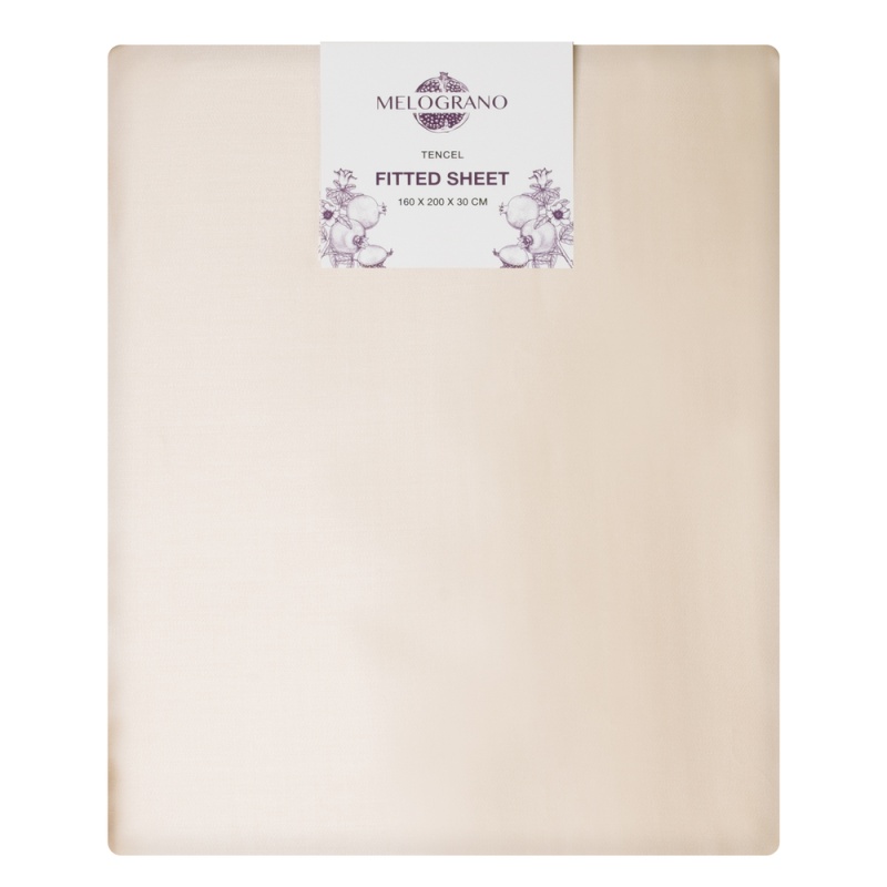 Простыня натяжная 160 х 200 х 30 см Melograno Sabbia 4590₽