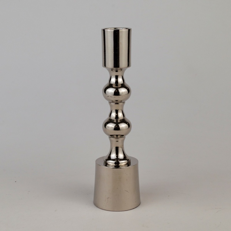 Подсвечник 16 см Азалия серебряный подсвечник стекло на1 свечу ампир на ножке d 2 5 и 4 см 6 5х6 5х16 5 см