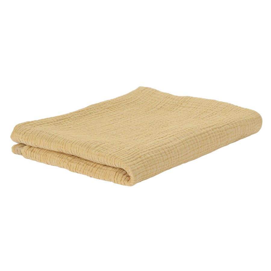 Одеяло из жатого хлопка 90 х 120 см Tkano Essential горчичный Tkano CKH-TK20-KIDS-BLK0001 - фото 2