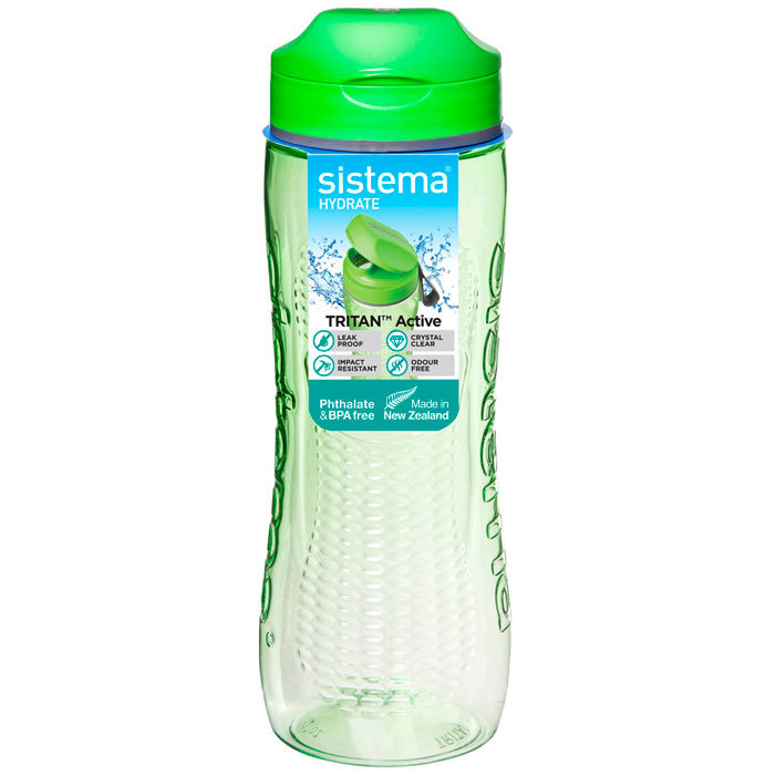 

Бутылка для воды 800 мл Sistema Hydrate зелёный