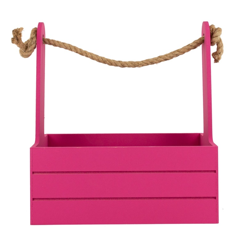 Корзина 25 х 15 х 30 см Азалия бордовая