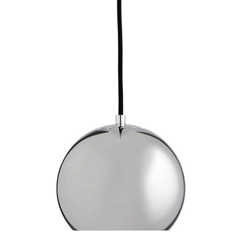 Лампа подвесная 18 см Frandsen Ball хром в глянце Frandsen CKH-1115555505001