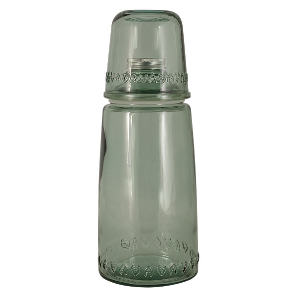 Бутылка для воды со стаканом Natural Water зелёный San Miguel CKH-VSM-XRD8379-DB600