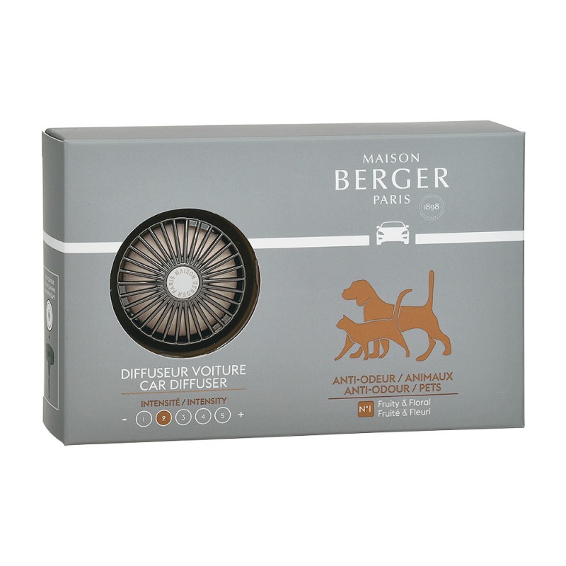 Автодиффузор-клипса Maison Berger Против запахов животных автодиффузор клипса maison berger дары таити