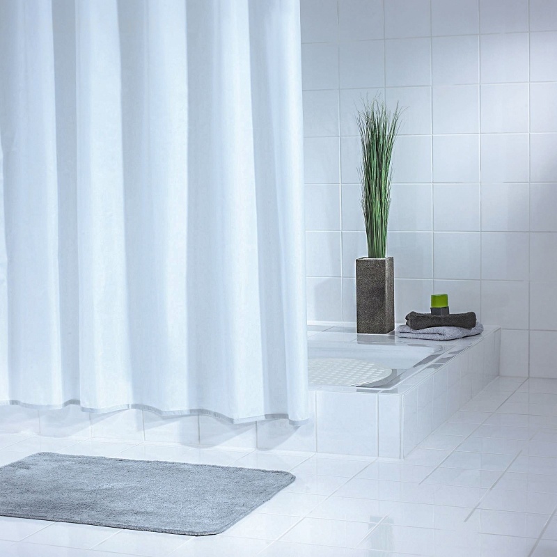 Штора для ванной комнаты 240 х 180 см Ridder Standard белый штора для ванной комнаты 240 х 180 см ridder brillant полупрозрачный
