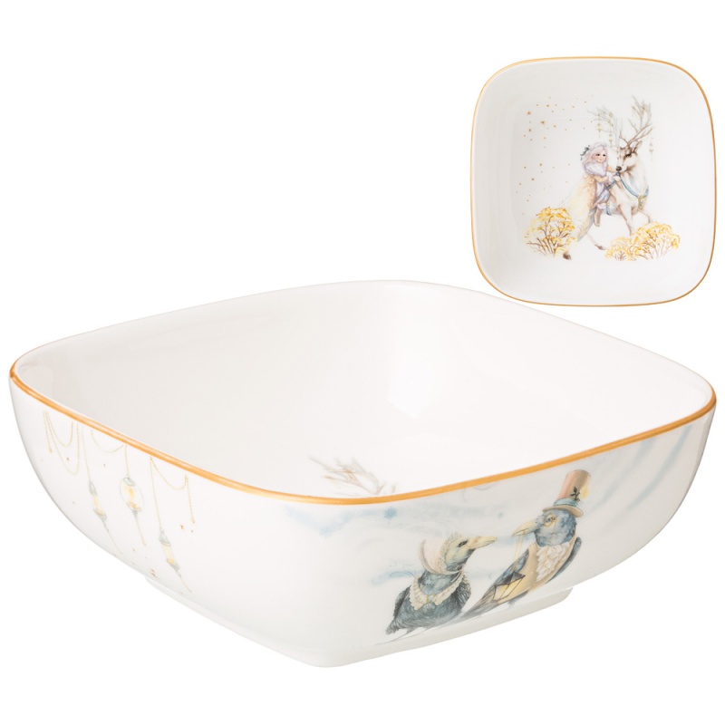 Салатник 15 х 5 см Lefard Снежная королева 833₽