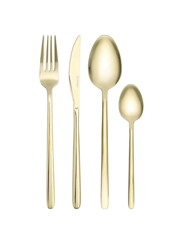 Набор столовых приборов 16 предметов Pure золото глянцевые 5900₽