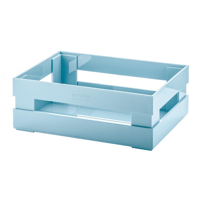

Ящик для хранения Guzzini Tidy & Store голубой