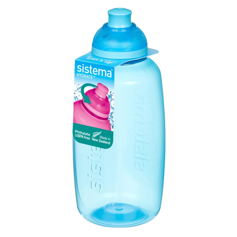 Бутылка для воды Sistema ITSY 380 мл синий спортивная питьевая бутылка 615 мл sistema зелёный