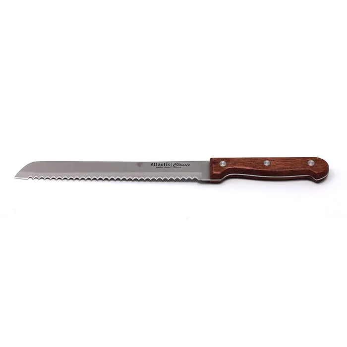 Нож для хлеба 20 см Atlantis Classic нож для нарезки 23 см atlantis одиссей