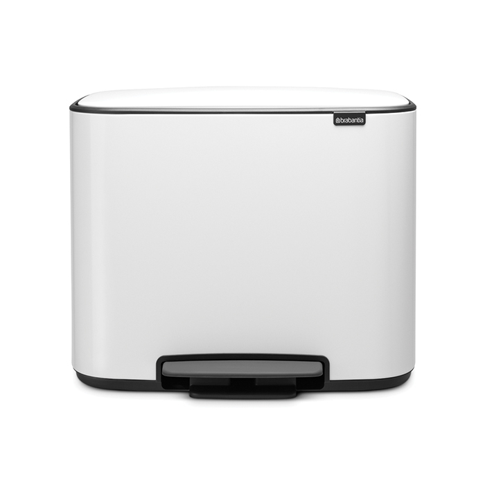 

Мусорный бак 3 х 11 л Brabantia Pedal Bin Bo белый