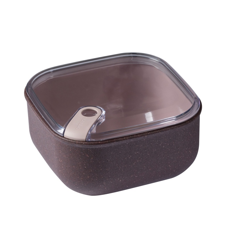 Контейнер квадратный 420 мл Omada Pull Box фиолетовый