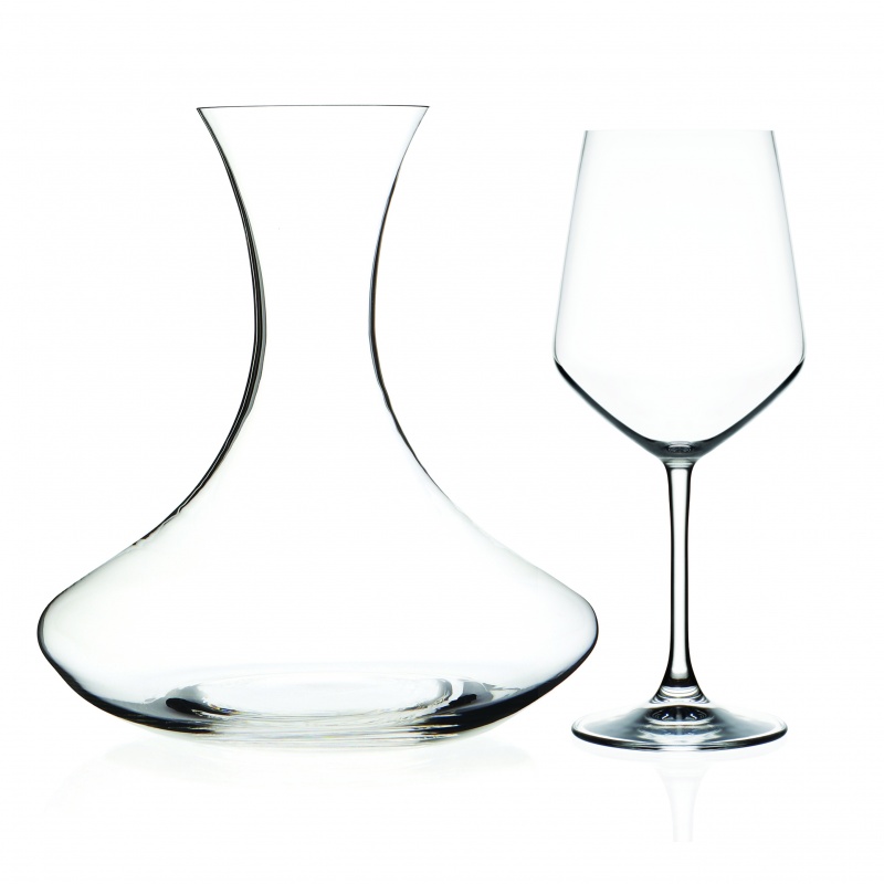 Набор для вина RCR Universum декантер + бокалы 6 шт декантер стеклянный для вина magistro иллюзия 1 л 12 5×33 5 см прозрачный