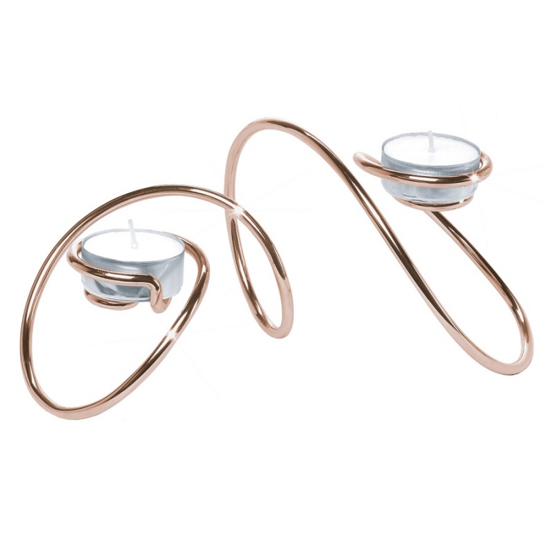 

Подсвечник для чайных свечей T-Loop медь