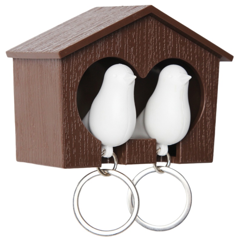 

Держатель для ключей Qualy Duo Sparrow белый