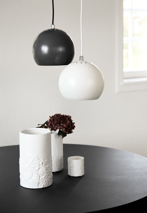 Лампа подвесная Frandsen Ball черная матовая, черный шнур Frandsen CKH-1115_0500105 - фото 5