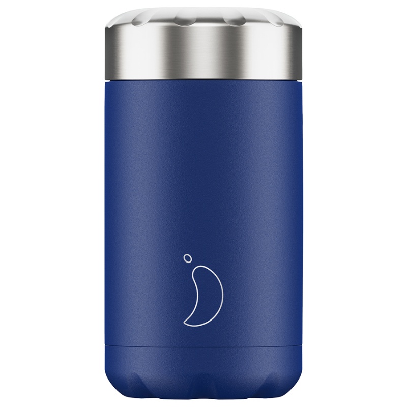 

Контейнер для горячего Chilly's Bottles Food Pot Matte 500 мл blue