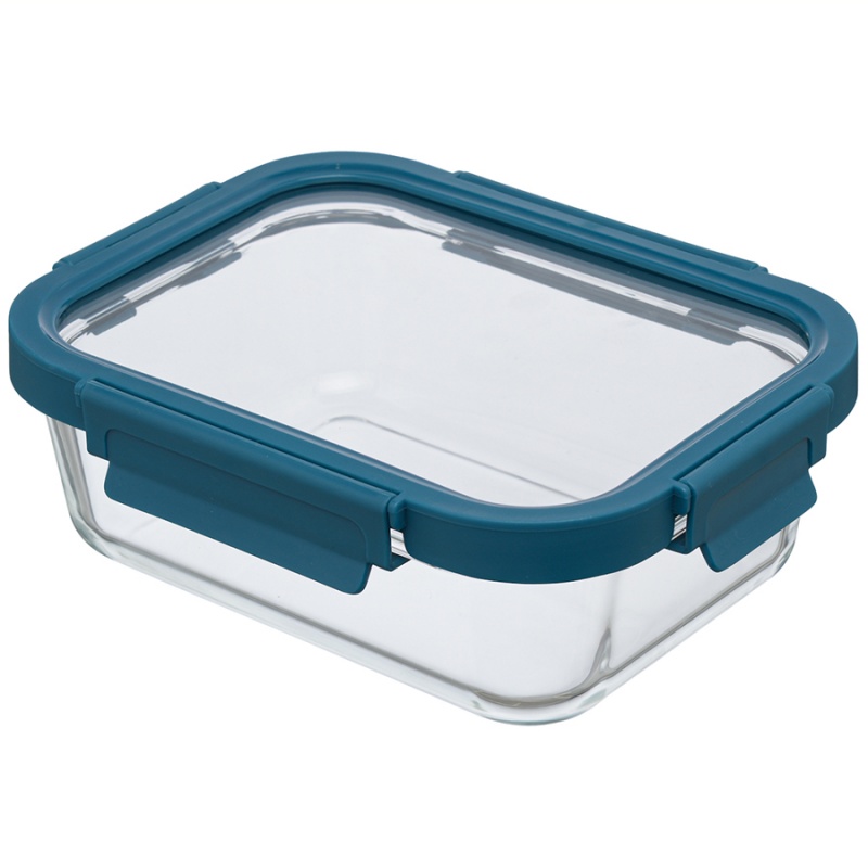 Контейнер стеклянный 1,05 л Smart Solutions синий контейнер стеклянный regent inox desco круглый 0 4 л