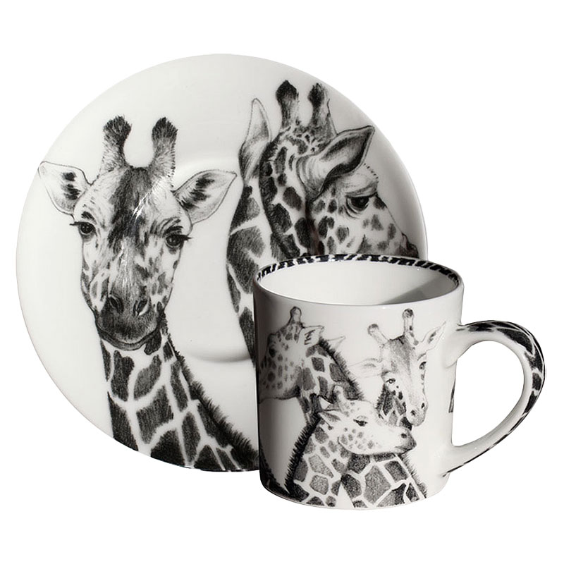 Пара кофейная 100 мл Taitu Wild Spirit Giraffe кружка с крышкой 450 мл taitu wild spirit zebra