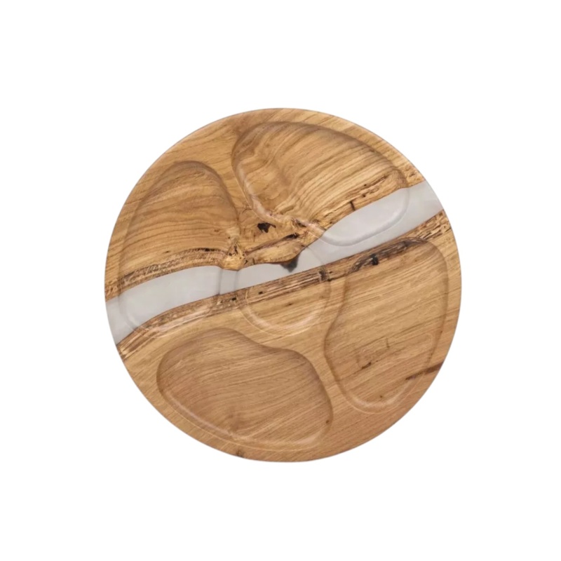 Менажница  "Круг " 35 см, жемчуг