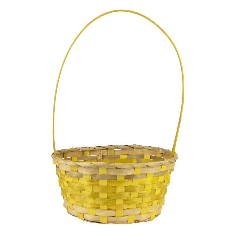 Корзина плетеная 24 x 20 x 38 см Азалия желтая 509₽
