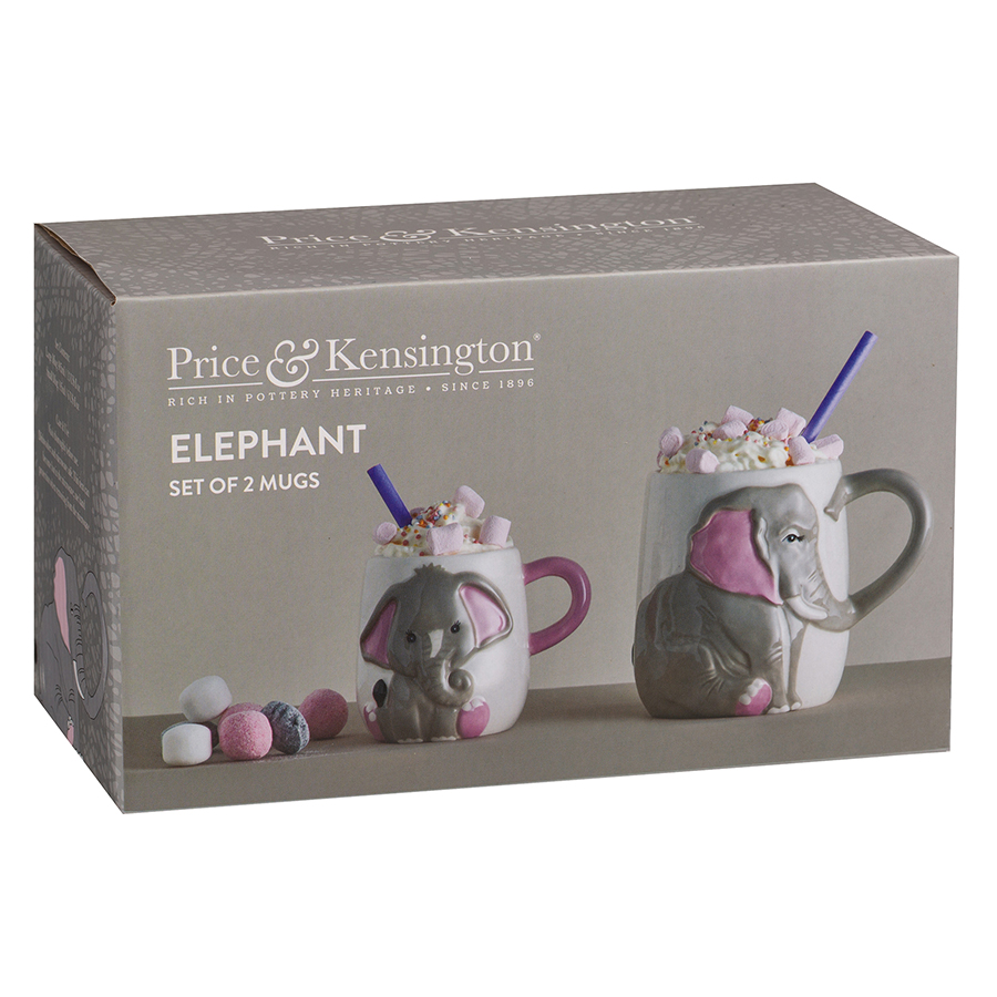 Набор кружек Price & Kensington Elephant 2 шт Price&Kensington CKH-P_0059.077 - фото 2