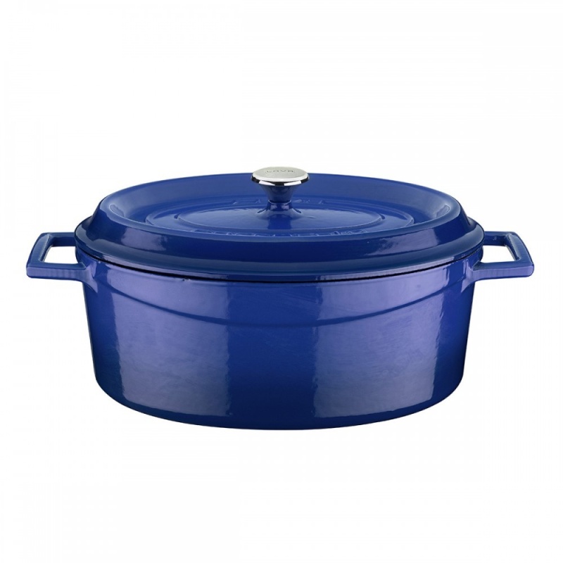 Кастрюля овальная 39 л Lava синяя 25790₽