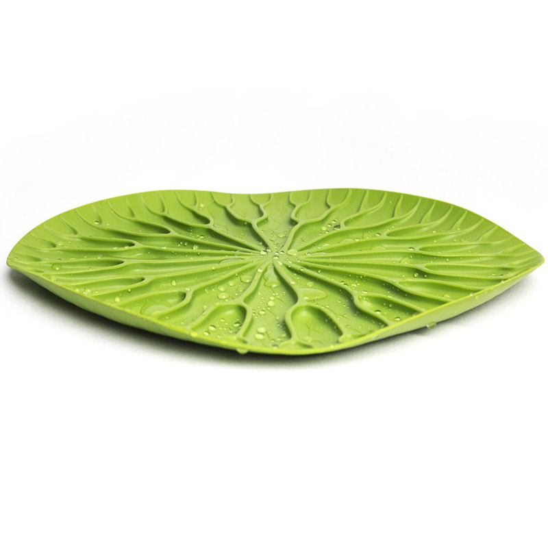 Сушилка-поднос Qualy Lotus зелёный от CookHouse