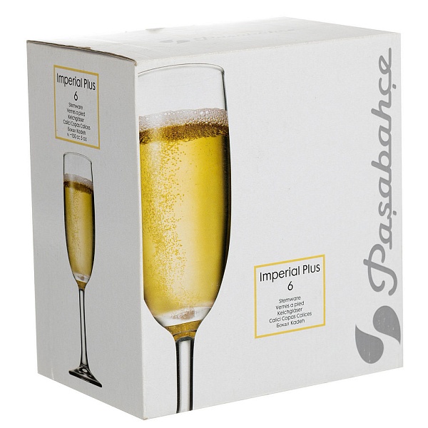 Набор бокалов для шампанского Pasabahce Империал Плюс 6 шт Pasabahce DMH-44819 - фото 2