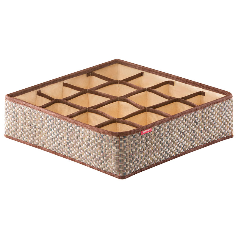 Органайзер для хранения носков и колготок 35 х 35 х 10 см Casy Home 2090₽