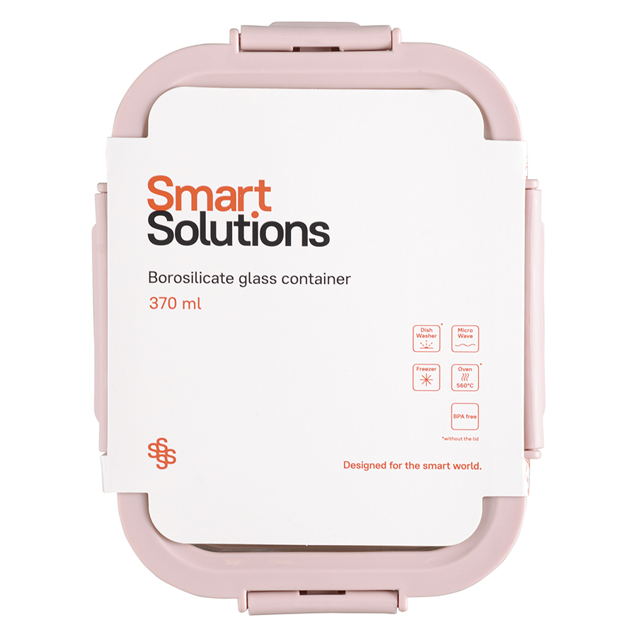 Контейнер для запекания, хранения и переноски продуктов в чехле smart solutions, 370 мл, розовый Smart Solutions DMH-ID370RC_5035C - фото 6